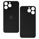 Задняя панель корпуса для Apple iPhone 14 Pro, черная, small hole