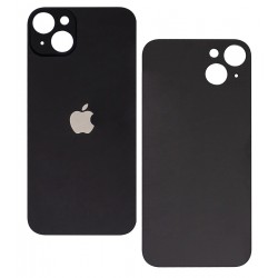 Задня панель корпуса для iPhone 14 Plus, чорна, не потрібно знімати скло камери, Midnight, big hole