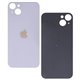 Задняя панель корпуса для iPhone 14 Plus, фиолетовая, не нужно снимать стекло камеры, Purple, big hole