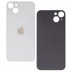 Задня панель корпуса для iPhone 14 Plus, біла, не потрібно знімати скло камери, Starlight, big hole
