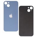 Задняя панель корпуса для iPhone 14 Plus, синяя, не нужно снимать стекло камеры, Blue, big hole
