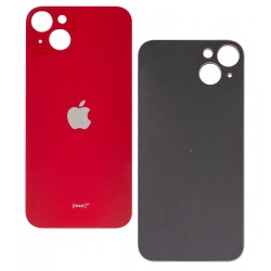 Задня панель корпуса для iPhone 14 Plus, червона, не потрібно знімати скло камери, Red, big hole