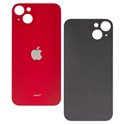Задняя панель корпуса для iPhone 14 Plus, красная, не нужно снимать стекло камеры, Red, big hole