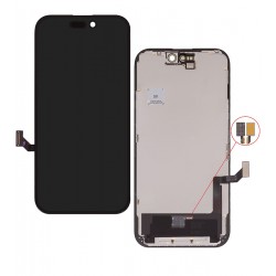 Дисплей для Apple iPhone 15, черный, с рамкой, High quality, (OLED), OEM hard Дисплей для Apple iPhone 15, черный, с рамкой, High quality, (OLED), OEM hard