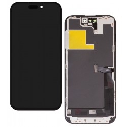 Дисплей для Apple iPhone 14 Pro, чорний, з рамкою, quality, (TFT)