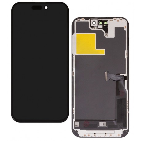 Дисплей для Apple iPhone 14 Pro, чорний, з рамкою, quality, (TFT) Дисплей для Apple iPhone 14 Pro, чорний, з рамкою, quality, (TFT)