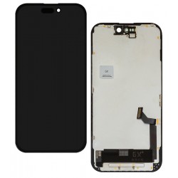 Дисплей для Apple iPhone 15, (black, with frame, HC, (OLED), GX OEM hard)