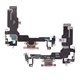 Шлейф для Apple iPhone 15, коннектора зарядки, розовый, с микрофоном, High quality
