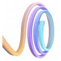Светодиодная лента для фоновой подсветки RGB-IC Smart Led Neon Rope Light 5m Wi-Fi+Bluetooth / 12V-220V с пультом / IP65