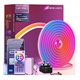 Светодиодная лента для фоновой подсветки RGB-IC Smart Led Neon Rope Light 5m Wi-Fi+Bluetooth / 12V-220V с пультом / IP65