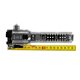 Фонарик F-35 10 in1 Emergency Safety Flashlight /Red and Blue lights/ Roll Zoom / индикатор заряда, (Черный)