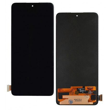 Дисплей для Xiaomi Redmi Note 13 4G, чорний, без рамки, з широким обідком, High quality, (OLED)