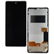 Дисплей для Google Pixel 7, чорний, з рамкою, Copy, (TFT), IN CELL, GVU6C, GQML3