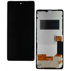 Дисплей для Google Pixel 7, черный, с рамкой, Copy, (TFT), IN CELL, GVU6C, GQML3