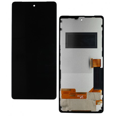 Дисплей для Google Pixel 7, чорний, з рамкою, Copy, (TFT), IN CELL, GVU6C, GQML3 Дисплей для Google Pixel 7, чорний, з рамкою, Copy, (TFT), IN CELL, GVU6C, GQML3