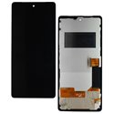 Дисплей для Google Pixel 7, чорний, з рамкою, Copy, (TFT), IN CELL, GVU6C, GQML3