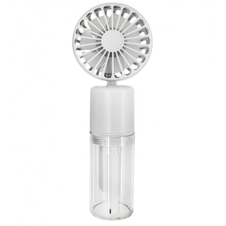 Ручной беспроводной вентилятор F2, с функцией увлажнения, белый