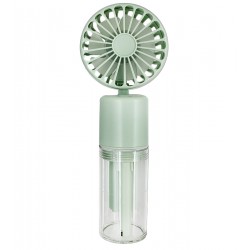 Ручной беспроводной вентилятор F2, с функцией увлажнения, зеленый