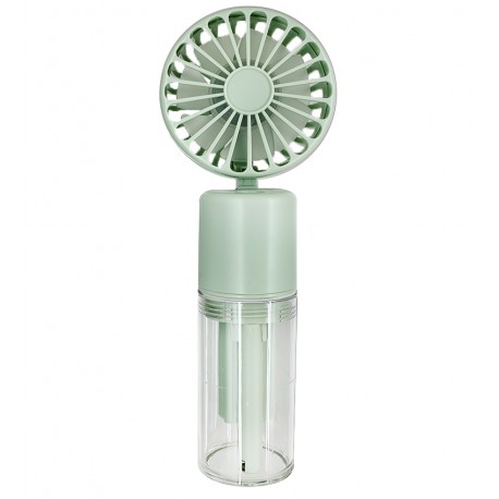 Ручной беспроводной вентилятор F2, с функцией увлажнения, зеленый