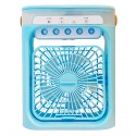 Настольный вентилятор FZM-04, питание от USB, с функцией увлажнения, синий