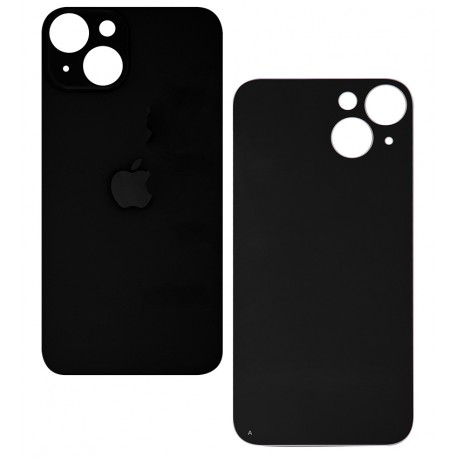 Задняя панель корпуса для Apple iPhone 14, черная, Midnight, small hole Задняя панель корпуса для Apple iPhone 14, черная, Midnight, small hole