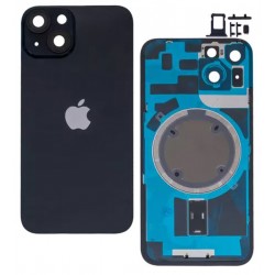 Корпус для iPhone 14, черный, с держателем SIM-карты, с боковыми кнопками, High Copy, Global, midnight