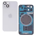 Задня панель корпуса для Apple iPhone 14, білий, із склом камери, Starlight, small hole