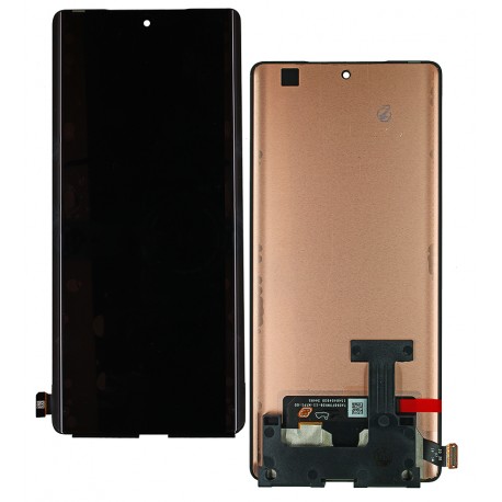 Дисплей для Infinix Note 40 Pro (X6850), Note 40 Pro 5G (X6851), Note 40 Pro Plus (X6851B), черный, без рамки, оригинал (переклеенное стекло)