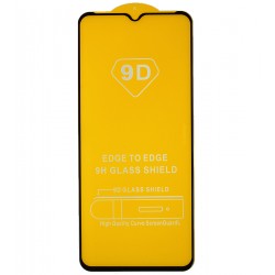 Захисне скло для ZTE Blade A51 (2021), Blade A71 A7030, сумісне з чохлами, Full Glue, без упаковки, чорне