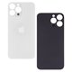 Задня панель корпуса для Apple iPhone 13 Pro Max, білий, Silver, small hole