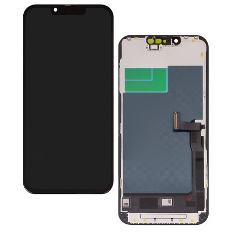 Дисплей для Apple iPhone 13 Pro, чорний, з рамкою, China quality, Tianma, (TFT)