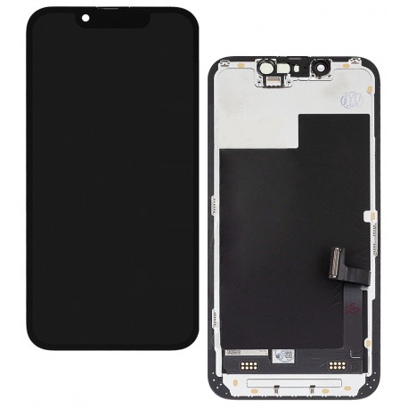 Дисплей для iPhone 13 mini, чорний, з рамкою, Оригінал (переклеєне скло) Дисплей для iPhone 13 mini, чорний, з рамкою, Оригінал (переклеєне скло)