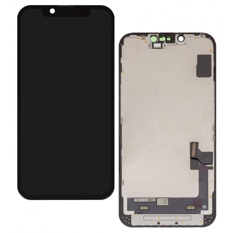 Дисплей для Apple iPhone 14, черный, с рамкой, копия, (TFT) Дисплей для Apple iPhone 14, черный, с рамкой, копия, (TFT)