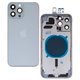 Корпус для iPhone 13 Pro Max, сріблястий, з тримачем SIM-карти, з боковими кнопками, High Copy, silver