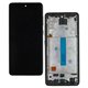 Дисплей для Samsung A525 Galaxy A52, A526 Galaxy A52 5G, черный, Best Quality, с рамкой, China quality, (TFT)