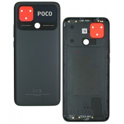 Задняяя панель корпуса для Xiaomi Poco C40, черный, Power Black