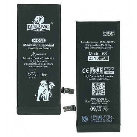 Аккумулятор Da Luxiang для Apple iPhone 6S, Li-ion, 3,82 B, 2310 мАч, Original IC
