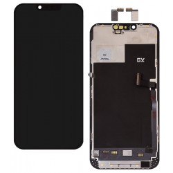 Дисплей для Apple iPhone 13 Pro Max, черный, с рамкой, High Quality, (AMOLED), GX OEM soft, 120Hz Дисплей для Apple iPhone 13 Pro Max, черный, с рамкой, High Quality, (AMOLED), GX OEM soft, 120Hz
