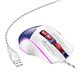 Мышь игровая Hoco GM31, проводная, с подсветкой, white blue
