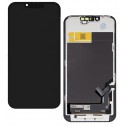 Дисплей для Apple iPhone 13, черный, с рамкой, China quality, (TFT), JK