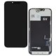 Дисплей для Apple iPhone 13, чорний, з рамкою, High Quality, (OLED), GX OEM Hard