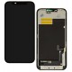 Дисплей для Apple iPhone 13, чорний, з рамкою, High Quality, (OLED), YK OEM Hard