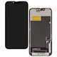 Дисплей для Apple iPhone 13, чорний, з рамкою, High Quality, без мікросхеми, (OLED), YK OEM Hard