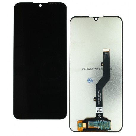 Дисплей для ZTE Blade A5 (2020), Blade A51 Lite, Blade A7 (2019) , Blade A7 (2020), чорний, без рамки, High Quality, (SKI608-B09 V0.1)