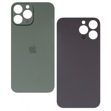Задняя панель корпуса для Apple iPhone 13 Pro Max, зеленый, без снятия рамки камеры, Original (PRC), Alpine Green, big hole Задняя панель корпуса для Apple iPhone 13 Pro Max, зеленый, без снятия рамки камеры, Original (PRC), Alpine Green, big hole