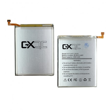 Акумулятор GX EB-BA315ABY для Samsung A225 Galaxy A22, A315 Galaxy A31, A325 Galaxy A32, Li-ion, 3,86 В, 5000 мАг Акумулятор GX EB-BA315ABY для Samsung A225 Galaxy A22, A315 Galaxy A31, A325 Galaxy A32, Li-ion, 3,86 В, 5000 мАг