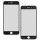 Стекло дисплея для iPhone 8 Plus, с рамкой, черное