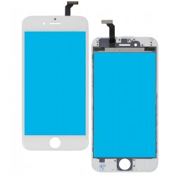 Тачскрін для iPhone 6, з рамкою, China quality, білий