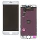 Дисплей iPhone 6, білий, з сенсорним екраном, з рамкою, AAA, Tianma, з пластиками камери і датчика наближення