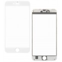 Скло корпуса для Apple iPhone 6S Plus, з рамкою, білий